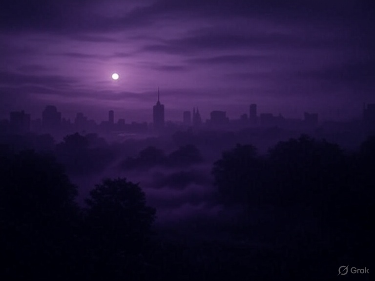 purple Background for End Times Magazine.