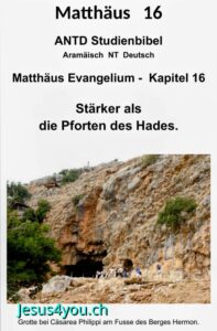 Matthäus 16 ANTD Studienbibel
