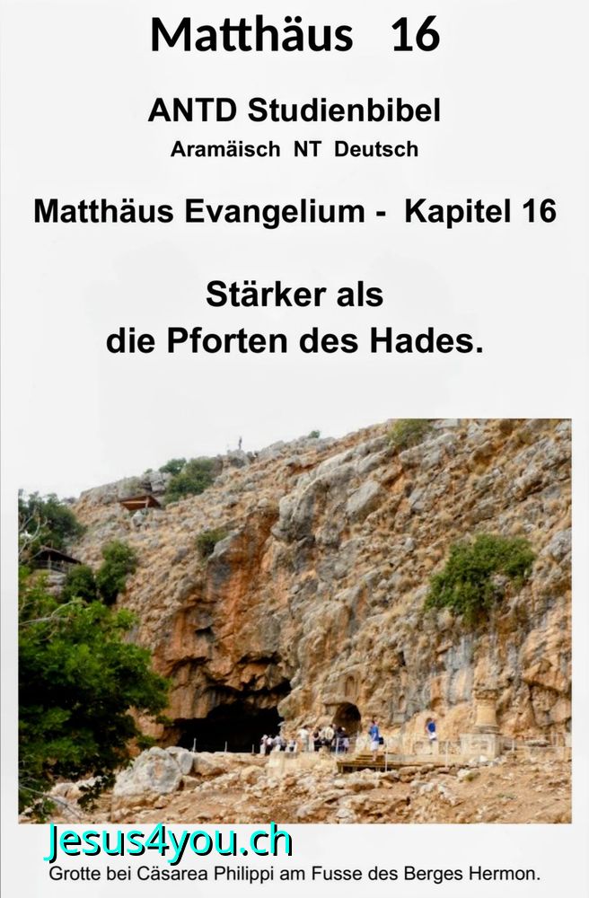 Matthäus 16 ANTD Studienbibel