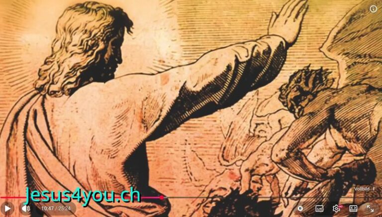 Jesus casting out Legion