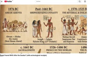 Egypt Feared WHO After the Exodus? (with archeological receipts)
