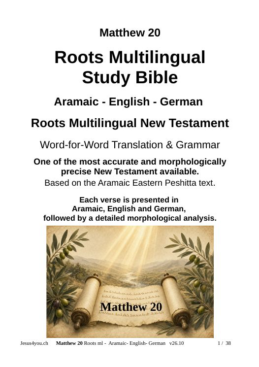 Roots ml Matthew 20