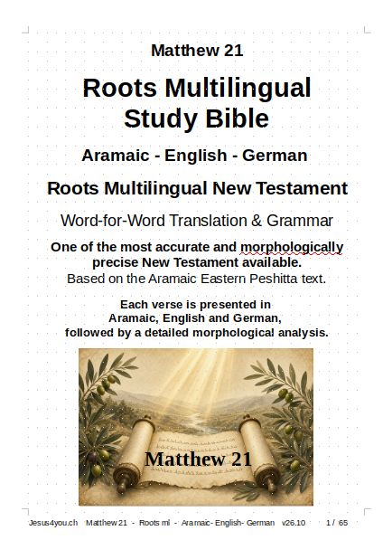 Roora ml, Matthew 21